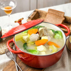 Nồi gang đỏ cherry Happiness 20cm, dung tích 2,8L