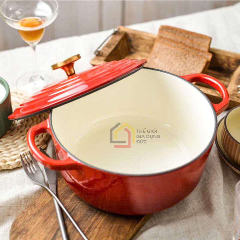 noi-gang-do-cherry-happiness-20cm-dung-tich-28l (8) Nồi gang đỏ cherry Happiness 20cm, dung tích 2,8L