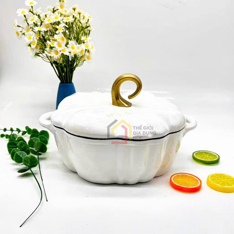 noi-gang-hinh-bi-ngo-25cm (2) Nồi gang hình bí ngô 25cm