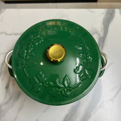 Nồi gang kèm xửng hấp Happiness 23cm