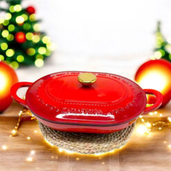 Nồi gang oval Chusipai 32 x 24 x 17cm