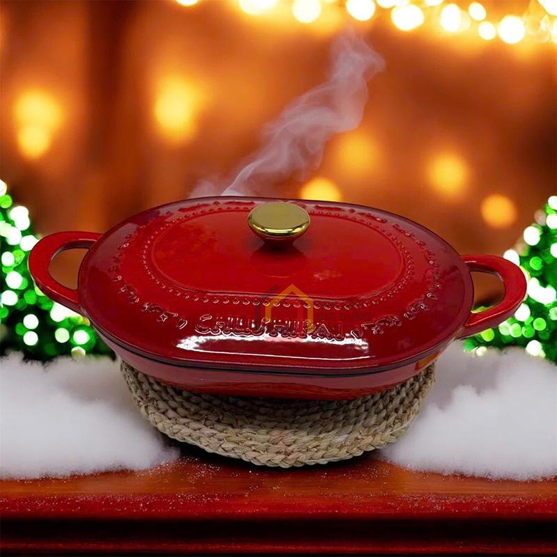 noi-gang-oval-chusipai (2) Nồi gang oval Chusipai 32 x 24 x 17cm