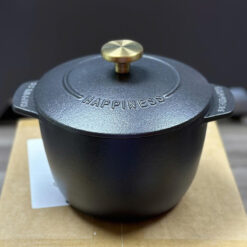 Nồi gang thô nguyên khối chống dính Happiness 20cm