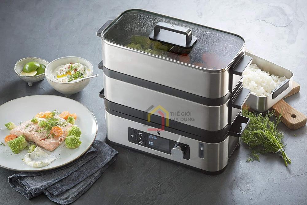 Nồi hấp điện WMF Kitchenminis 2 tầng