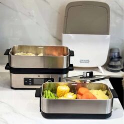Nồi hấp điện WMF Kitchenminis 2 tầng