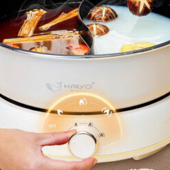 Nồi lẩu điện 2 ngăn Kaiyo KHP-064 6L