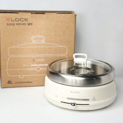 Nồi lẩu điện 2Lock Korea 4L (tặng kèm rổ nhúng + muôi múc lẩu)