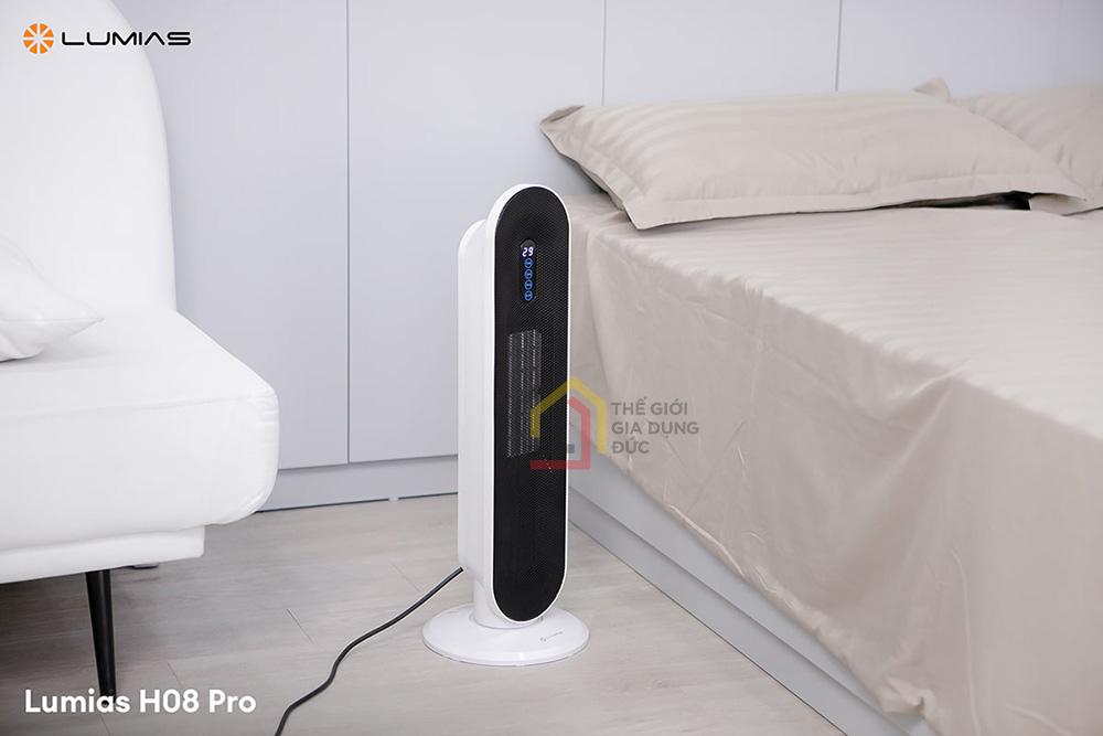 Quạt tháp sưởi gốm Lumias H08 Pro