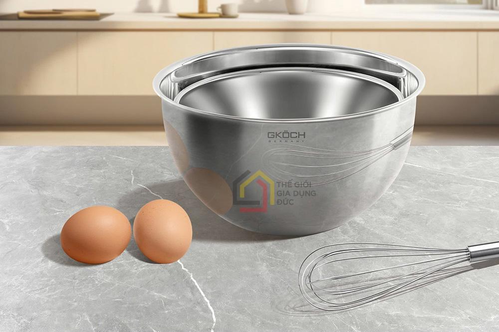 Set 2 thố trộn inox GKÖCH MYDH0607 (KT 20cm và 24cm)