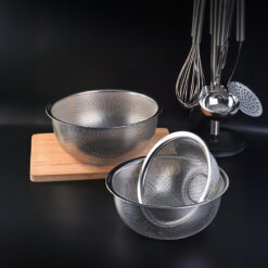 Set 3 rổ inox tròn GKÖCH MYDH1012 (KT 16cm, 20cm và 24cm)