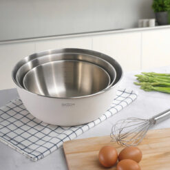 Set 3 thố trộn inox màu kem GKÖCH MYTY0810 (KT 22cm, 25cm và 28cm)