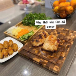 Thớt gỗ Teak Kiai K001 Nhật Bản