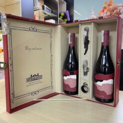 Vang đỏ Ý thượng hạng Bruno Vespa (Set 2 chai kèm hộp giả da)