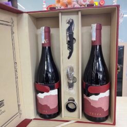 Vang đỏ Ý thượng hạng Bruno Vespa (Set 2 chai kèm hộp giả da)