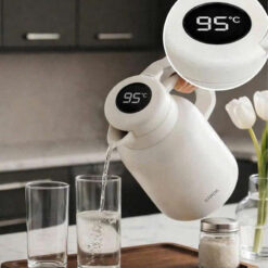 Bình giữ nhiệt BAROK có lọc trà và màn hình hiển thị nhiệt độ 1,5L