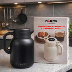 Bình giữ nhiệt BAROK có lọc trà và màn hình hiển thị nhiệt độ 1,5L