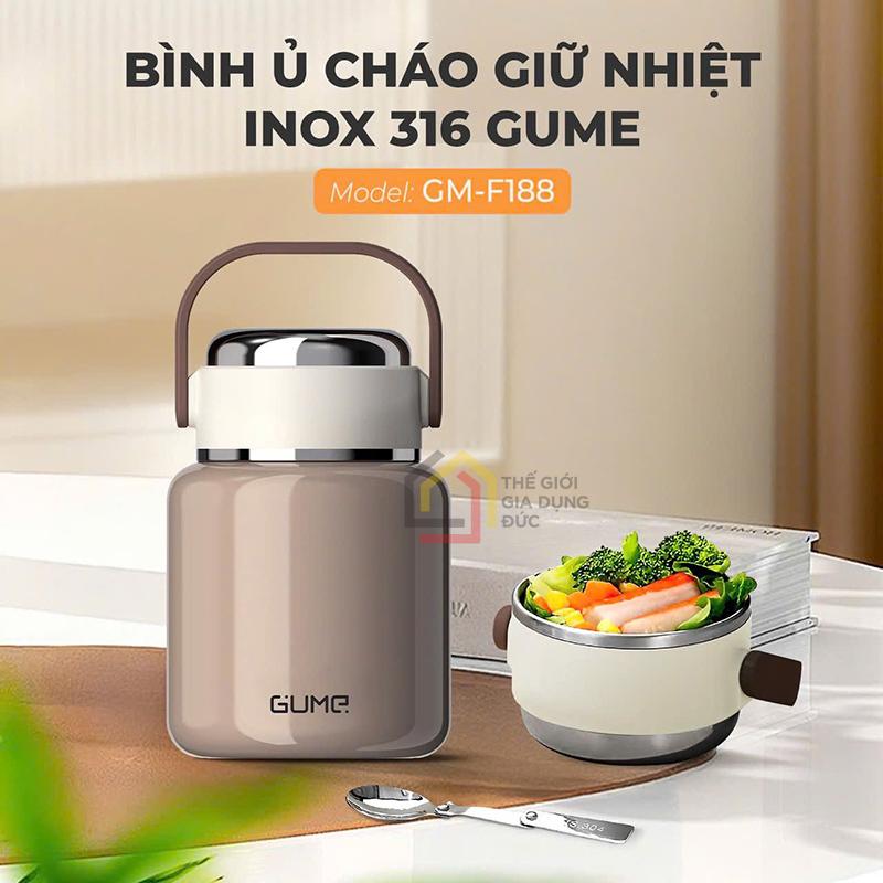 binh-giu-nhiet-dung-thuc-an-u-chao-gume-gm-f188-800ml (1) Bình giữ nhiệt đựng thức ăn/ ủ cháo Gume GM-F188 800ml