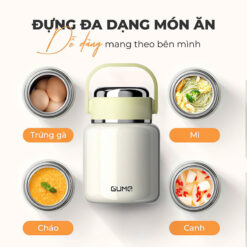 Bình giữ nhiệt đựng thức ăn/ ủ cháo Gume GM-F188 800ml