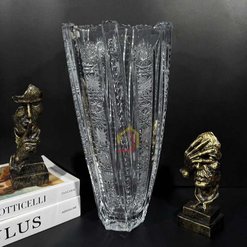 binh-hoa-pha-le-mai-crystal-bohemia-30-5cm (6) Bình hoa pha lê mài Crystal Bohemia 8KE28/57/305 30.5cm