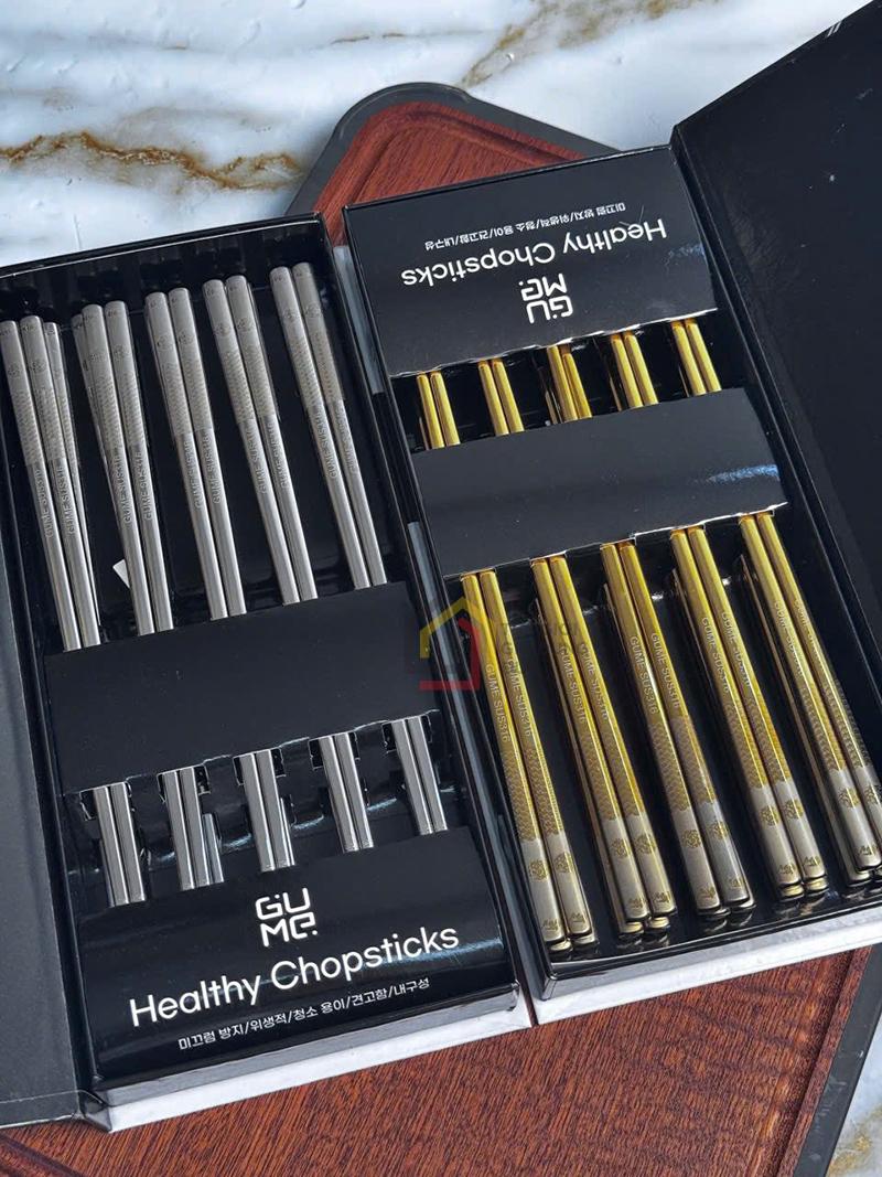 bo-10-doi-dua-inox-316-gume-gm-d1882-mau-bac (2) Bộ 10 đôi đũa inox 316 hoa văn chống trơn GUME GM-D1882 (màu bạc)