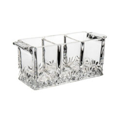 Caddy pha lê đựng dao dĩa 3 ngăn Dublin