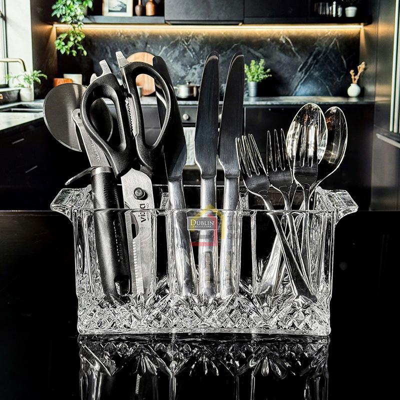 caddy-pha-le-dung-dao-dia-3-ngan-dublin (3) Caddy pha lê đựng dao dĩa 3 ngăn Dublin