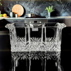 Caddy pha lê đựng dao dĩa 3 ngăn Dublin