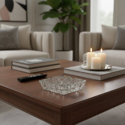 Gạt tàn pha lê Bohemia M57 size 14,5cm