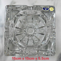 Gạt tàn pha lê Bohemia M57 size 15cm