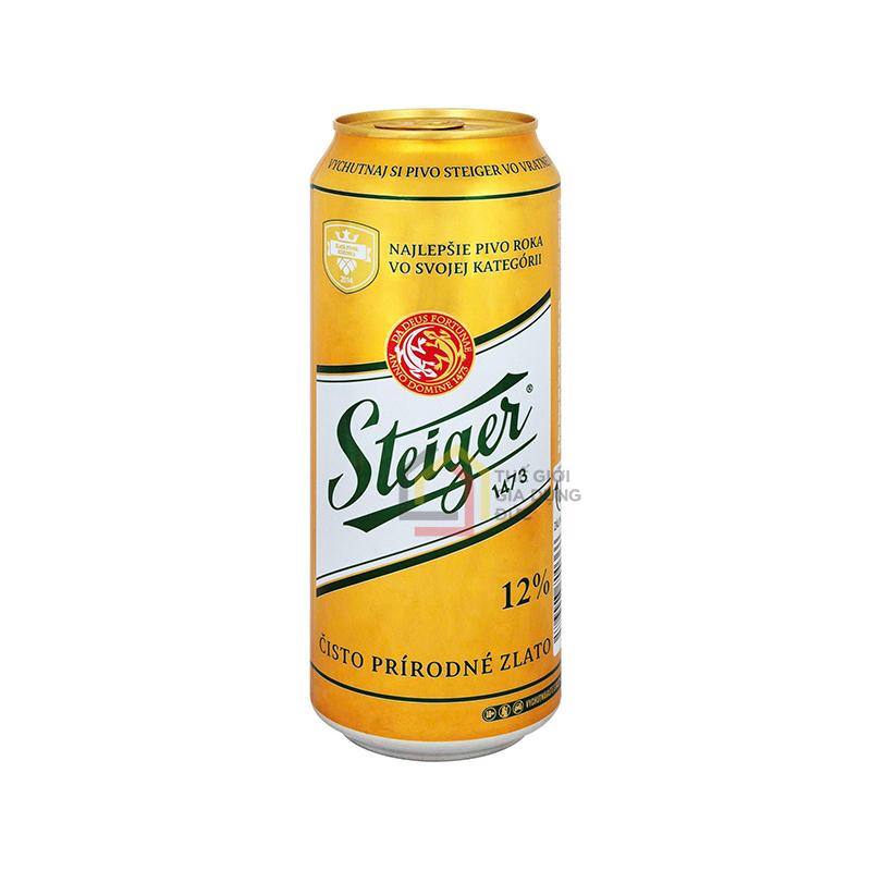 ket-24-lon-bia-vang-steiger (1) Két 24 lon bia vàng Steiger