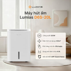 Máy hút ẩm 20L Lumias D6S-20L - Giải pháp chống ẩm hiệu quả