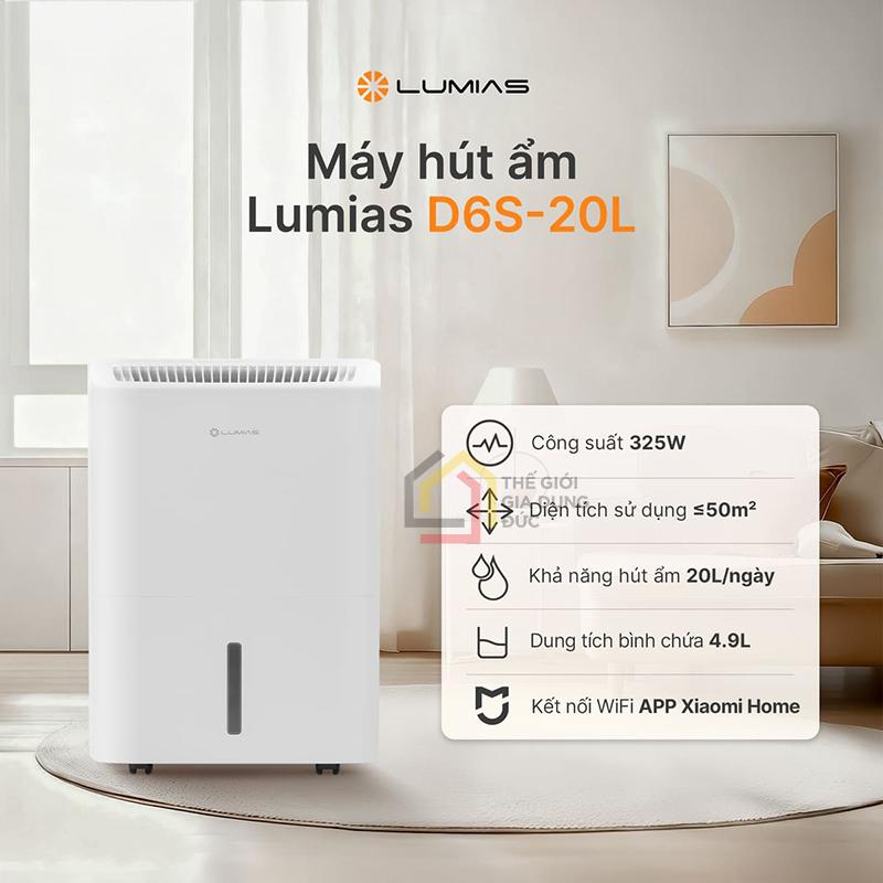 may-hut-am-20l-lumias-d6s-20l (1) Máy hút ẩm 20L Lumias D6S-20L - Giải pháp chống ẩm hiệu quả