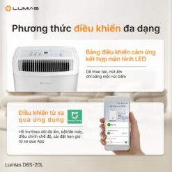 Máy hút ẩm 20L Lumias D6S-20L - Giải pháp chống ẩm hiệu quả
