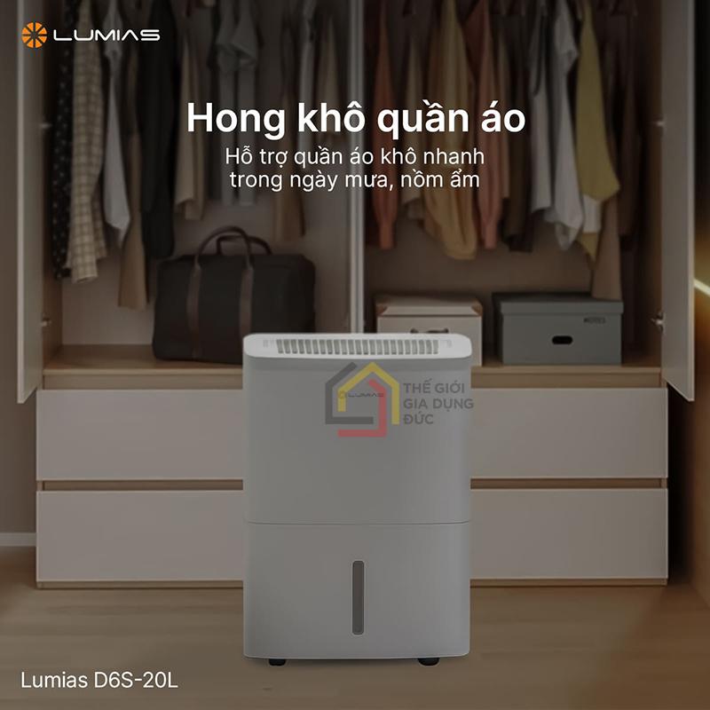 may-hut-am-20l-lumias-d6s-20l (7) Máy hút ẩm 20L Lumias D6S-20L - Giải pháp chống ẩm hiệu quả