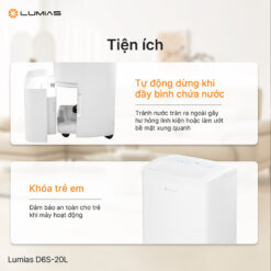 Máy hút ẩm 20L Lumias D6S-20L - Giải pháp chống ẩm hiệu quả