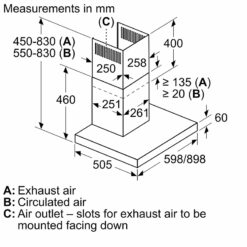 Máy hút mùi Bosch DWB97BK61T Serie 4