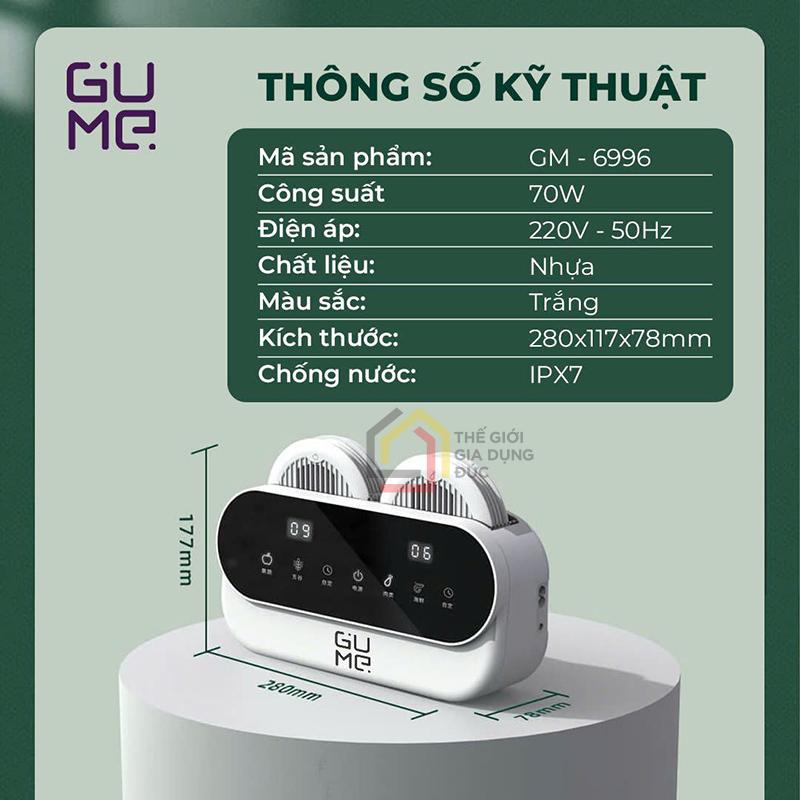 may-khu-khuan-thuc-pham-gume-gm-6996 (5) Máy khử khuẩn thực phẩm Gume GM-6996