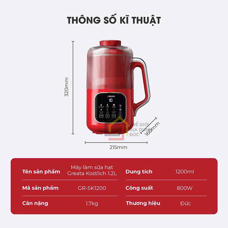 may-lam-sua-hat-greata-kostlich-12l (9) Máy làm sữa hạt Greata Kostlich 1,2L