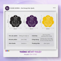 Miếng lót Silicone GUME GM-0118Z - chống trầy xước mặt bếp từ