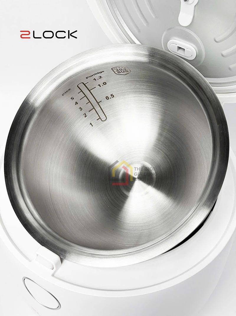 noi-com-dien-tu-inox-12l-2lock-korea (4) Nồi cơm điện tử inox 1,2L 2LOCK Korea