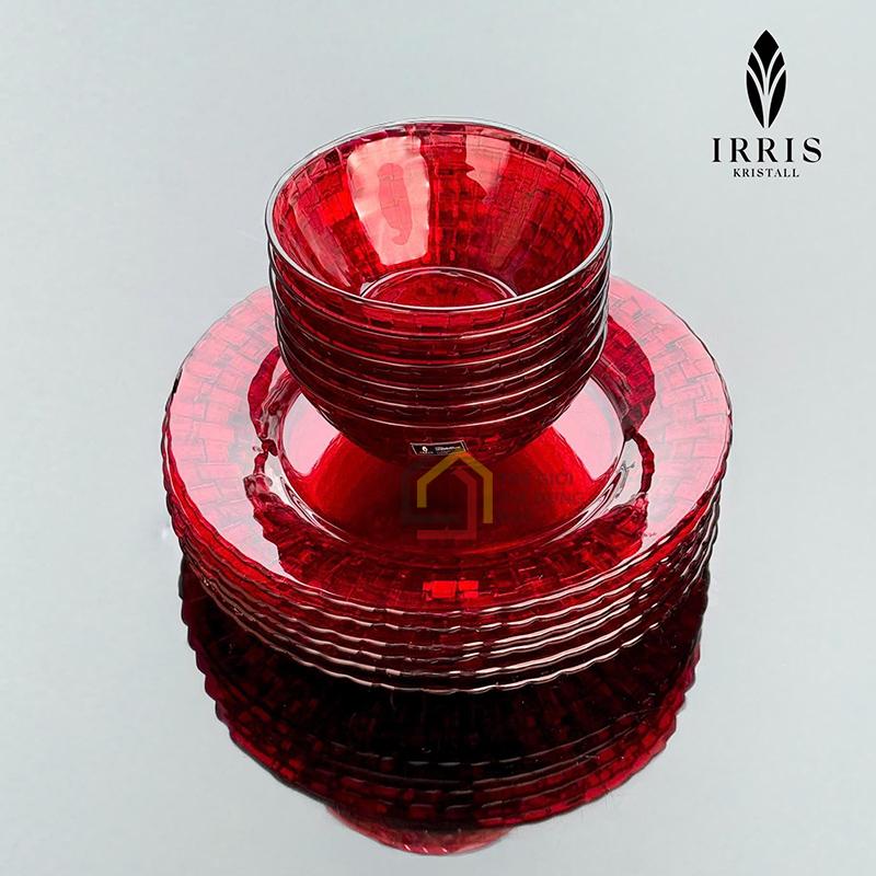 set-12-mon-bat-dia-thuy-tinh-pha-le-mau-irris-de (2) Set 12 món bát đĩa thuỷ tinh pha lê màu cao cấp IRRIS DE