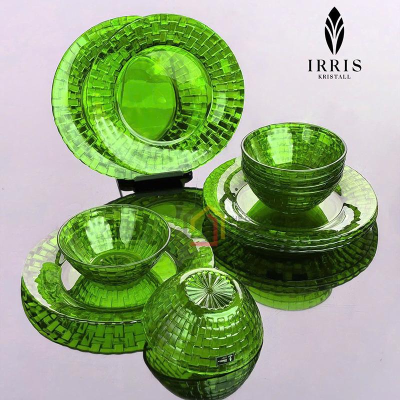 set-12-mon-bat-dia-thuy-tinh-pha-le-mau-irris-de (3) Set 12 món bát đĩa thuỷ tinh pha lê màu cao cấp IRRIS DE