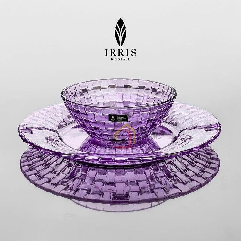 set-12-mon-bat-dia-thuy-tinh-pha-le-mau-irris-de (5) Set 12 món bát đĩa thuỷ tinh pha lê màu cao cấp IRRIS DE