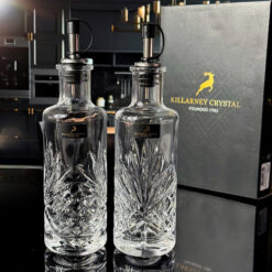 Set 2 bình pha lê đựng dầu/mắm Killarney