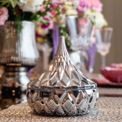 Set 3 thố mứt Irris Hershey Kiss phủ bạc