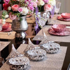 Set 3 thố mứt Irris Hershey Kiss phủ bạc