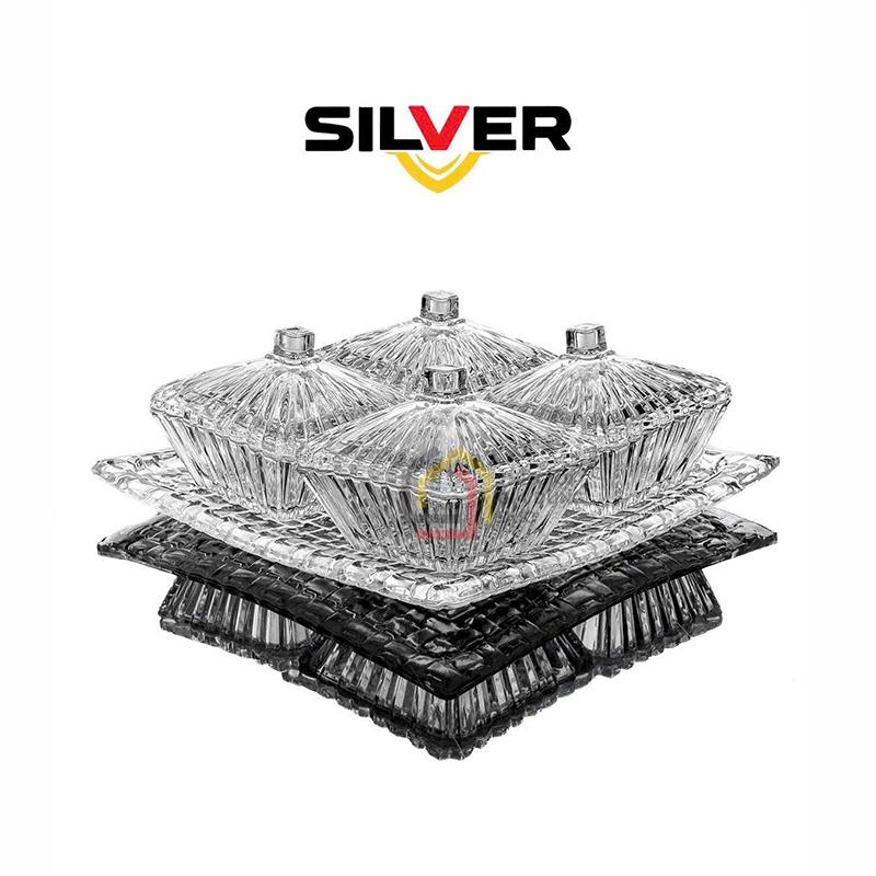 set-4-tho-kem-khay-pha-le-silver-mau-trang Set 4 thố kèm khay pha lê Silver (màu trắng)