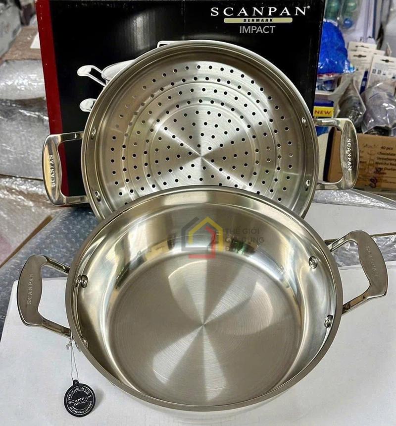 chao-inox-sau-long-kem-xung-hap-scanpan-impact-28cm (6) Chảo inox sâu lòng kèm xửng hấp Scanpan Impact 28cm