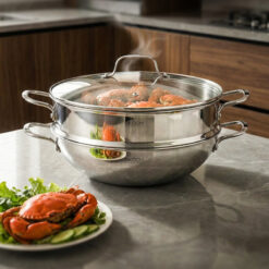 Chảo Wok kèm xửng hấp GKÖCH