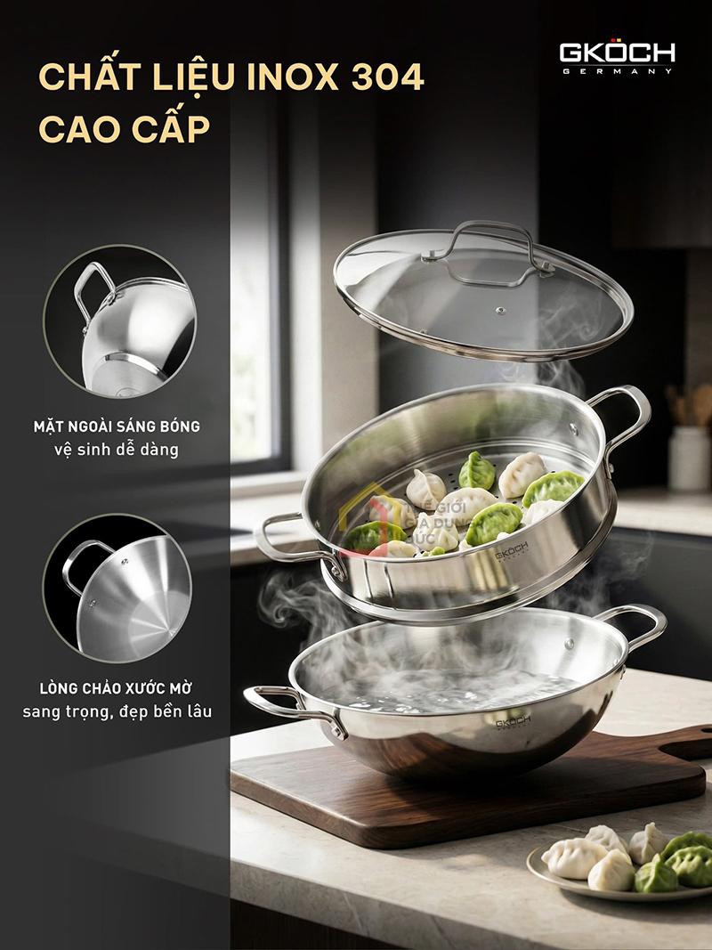 chao-wok-kem-xung-hap-gkoch (4) Chảo Wok kèm xửng hấp GKÖCH